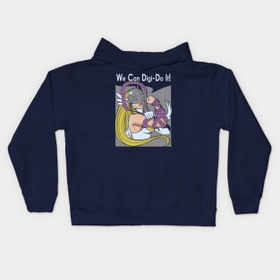 Angewomon the Riveter Kids Hoodie